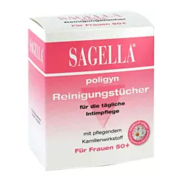 SAGELLA μαντηλάκια καθαρισμού poligyn για προσωπική υγιεινή, 10 τμχ