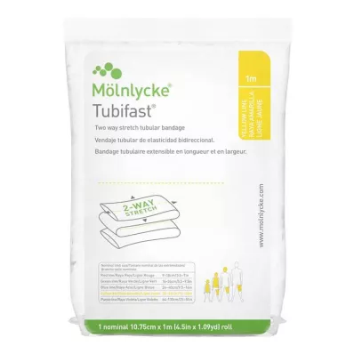 Tubifast 2-Way-Stretch 10,75cmx1m κίτρινος σύνδεσμος σωλήνα, 1 τεμ