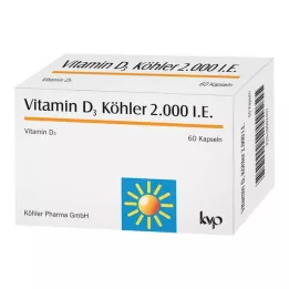 VITAMIN D3 KÖHLER κάψουλες 2.000 I.U., 60 τεμάχια