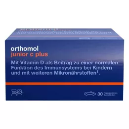 ORTHOMOL Junior C plus μασώμενα δισκία μανταρίνι/πορτοκάλι, 30 τεμάχια