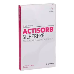 ACTISORB SILBERFREI Ενεργός άνθρακας 10,5x19 cm, 10 τεμ