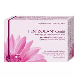 FENIZOLAN Combi 600 mg κολπική αλοιφή+2% κρέμα, 1 P