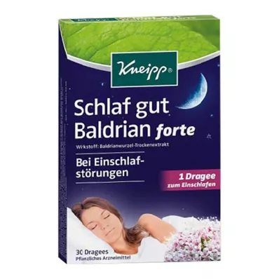 Kneipp Sleep well Δισκία επικαλυμμένα με Valerian forte, 30 τεμ