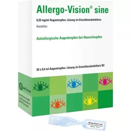 ALLERGO-VISION sine 0,25 mg/ml AT σε εφάπαξ δόση, 20X0,4 ml