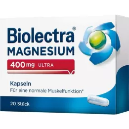BIOLECTRA Μαγνήσιο 400 mg ultra κάψουλες, 20 τεμάχια