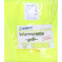SENADA Γιλέκο υψηλής ορατότητας κίτρινο σε τσάντα, 1 τεμάχιο
