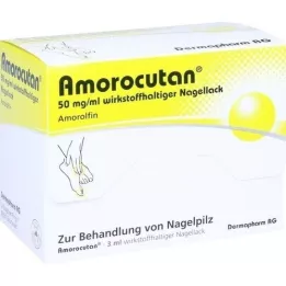 AMOROCUTAN 50 mg/ml βερνίκι νυχιών που περιέχει δραστικό συστατικό, 3 ml