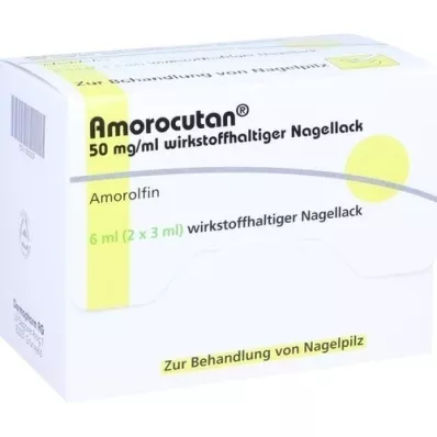 AMOROCUTAN 50 mg/ml βερνίκι νυχιών που περιέχει δραστικό συστατικό, 6 ml