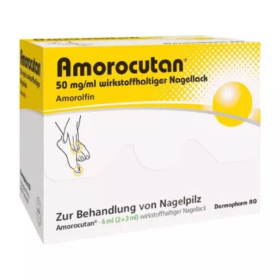 Amorocutan® 50 mg/ml ενεργό βερνίκι νυχιών, 6 ml Amorocutan® 50 mg/ml ενεργό βερνίκι νυχιών, 6 ml