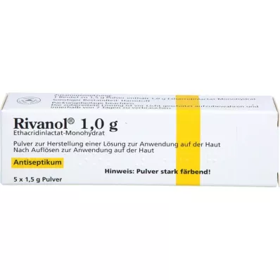 RIVANOL 1,0 g σκόνης, 5 τεμάχια