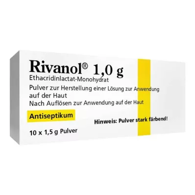 Rivanol 1,0 g σκόνη, 10 τεμ Rivanol 1,0 g σκόνη, 10 τεμ