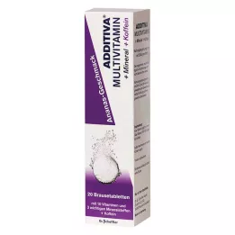 ADDITIVA Multivit. +Mineral+Coff.Pineapple R Br. δισκία, 20 τεμάχια