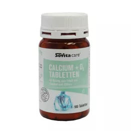 SOVITA CARE Δισκία ασβεστίου+D3, 100 κάψουλες