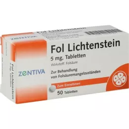 FOL Ταμπλέτες Lichtenstein 5 mg, 50 τεμάχια