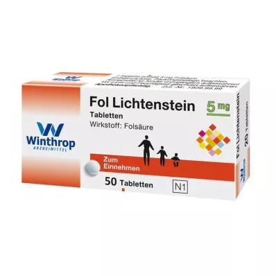 FOL Ταμπλέτες Lichtenstein 5 mg, 50 τεμάχια