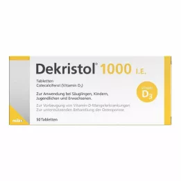 DEKRISTOL 1.000 δισκία I.U., 50 τεμάχια