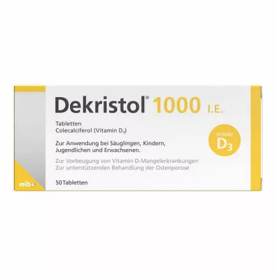 Dekristol 1.000 IU δισκία, 50 τεμ