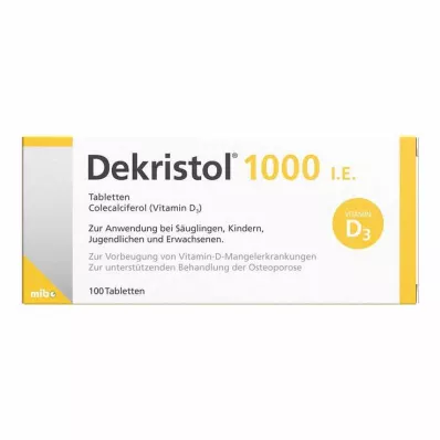 DEKRISTOL 1.000 δισκία I.U., 100 τεμάχια