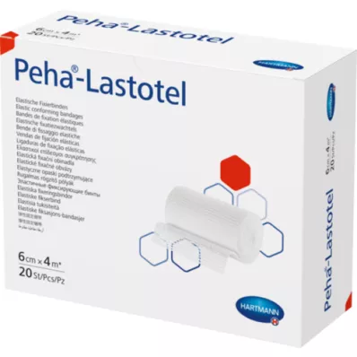 PEHA-LASTOTEL Επίδεσμος στερέωσης 6 cmx4 m, 20 τεμάχια