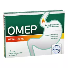 OMEP HEXAL 20 mg γαστροανθεκτικές σκληρές κάψουλες, 14 τεμάχια