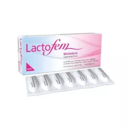 LACTOFEM Κολπικά υπόθετα γαλακτικού οξέος, 7 τεμάχια