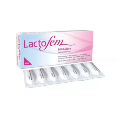 LACTOFEM Κολπικά υπόθετα γαλακτικού οξέος, 7 τεμάχια