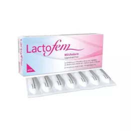 LACTOFEM Κολπικά υπόθετα γαλακτικού οξέος, 14 τεμάχια