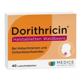 DORITHRICIN Παστίλιες για το λαιμό με άγριο μούρο, 40 τεμάχια