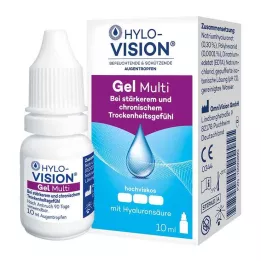 HYLO-VISION οφθαλμικές σταγόνες Gel multi, 10 ml