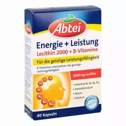 ABTEI Lecithin 2000 Plus B-Vitamins Capsules, 40 κάψουλες