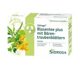 SIDROGA Τσάι ουροδόχου κύστης plus με φύλλα αρκούδας, 20X2.0 g