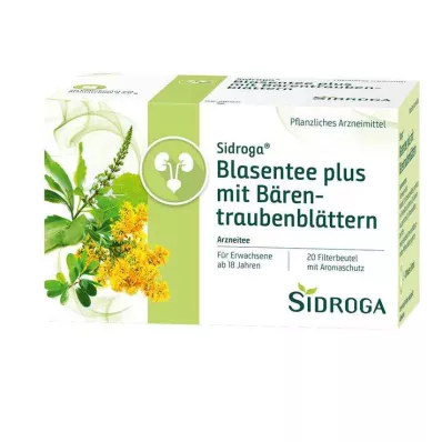 Sidroga bubble tea plus με φύλλα αρκουδάκι, 20Χ2,0 γρ