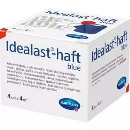 IDEALAST-έγχρωμος επίδεσμος 4 cmx4 m μπλε, 1 τεμάχιο