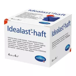 IDEALAST-έγχρωμος επίδεσμος 4 cmx4 m μπλε, 1 τεμάχιο