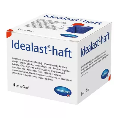 Επίδεσμος χρώματος Idealast-haft 4 cm x 4 m μπλε, 1 τεμ