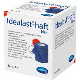 IDEALAST-έγχρωμος επίδεσμος 6 cmx4 m μπλε, 1 τεμάχιο