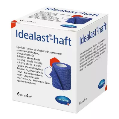 Επίδεσμος χρώματος Idealast-haft 6 cm x 4 m μπλε, 1 τεμ