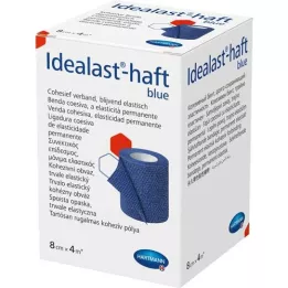 IDEALAST-έγχρωμος επίδεσμος 8 cmx4 m μπλε, 1 τεμάχιο