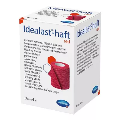 Επίδεσμος χρώματος Idealast-haft 8 cm x 4 m κόκκινος, 1 τεμ