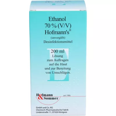 ETHANOL 70% V/V Hofmanns, 200 ml