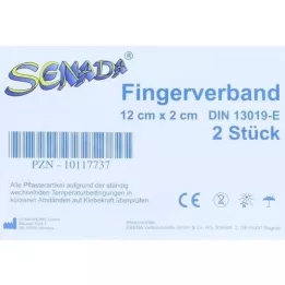 SENADA Επίδεσμος δακτύλων 2x12 cm, 2 τεμάχια