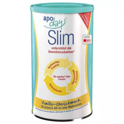 Κουφέτα Apoday Vanilla Slim σε σκόνη, 450 γρ