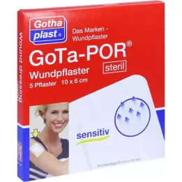GOTA-POR Επίδεσμοι τραυμάτων αποστειρωμένοι 60x100 mm, 5 τεμ