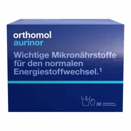 ORTHOMOL συσκευασία συνδυασμού κόκκων/καψουλών aurinor, 30 τεμάχια
