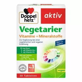 DOPPELHERZ Βιταμίνες για χορτοφάγους+φυσιολογικά συστατικά ενεργά, 30 τεμάχια