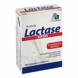 LACTASE 3,500 FCC Δισκία σε διανομέα κλικ, 100 τεμάχια