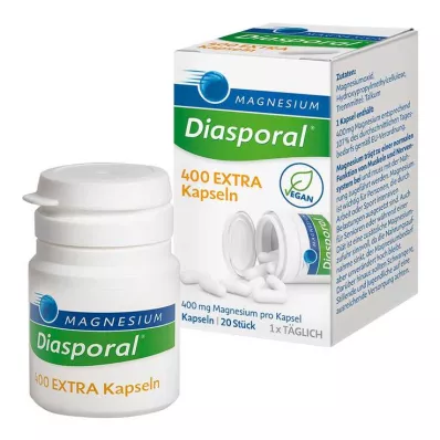 Magnesium Diasporal 400 Extra Capsules, 20 τεμ