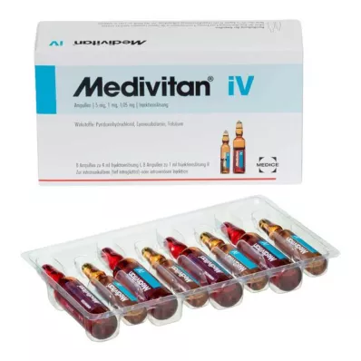 MEDIVITAN Διάλυμα έγχυσης iV σε ζεύγη ενισχυτών, 8 τεμάχια
