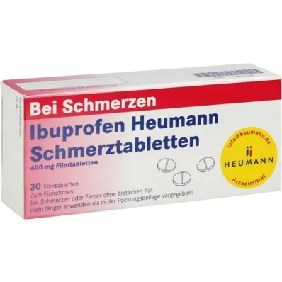 IBUPROFEN Heumann Ταμπλέτες ανακούφισης πόνου 400 mg, 30 τεμάχια