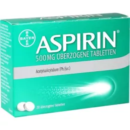 ASPIRIN επικαλυμμένα δισκία 500 mg, 20 τεμάχια